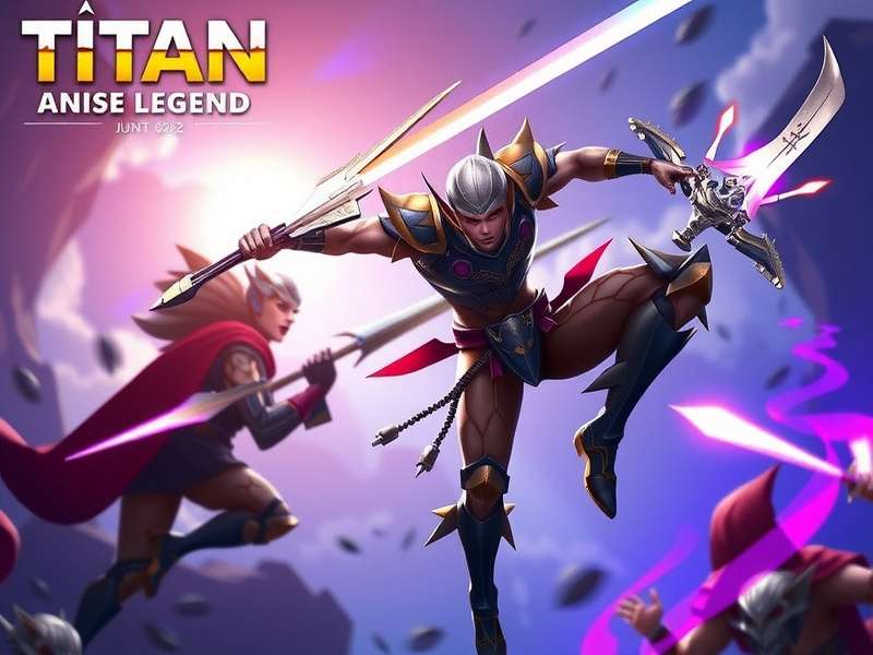 Titan Anise Legend Official Cover Art - Action-MMORPG Mobile Game India